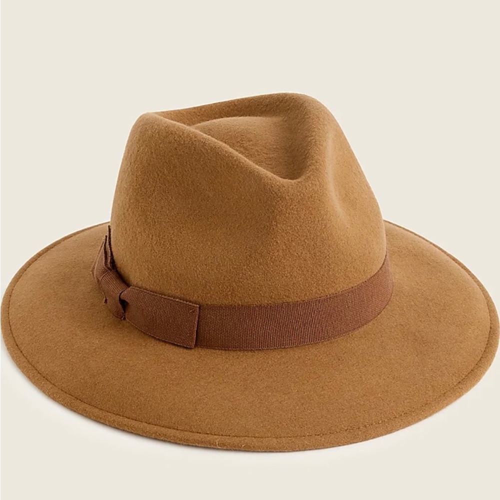NWT J.Crew Western Hat with Grosgrain Trim S-M Size